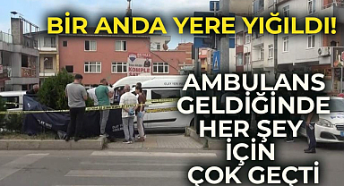 Samsun'da gittiği yere varamayan talihsiz adam yolun ortasına yığılıp can verdi