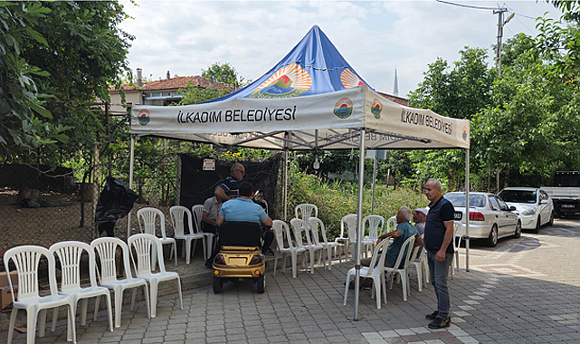 İlkadım Belediyesi acı günde de vatandaşların yanında