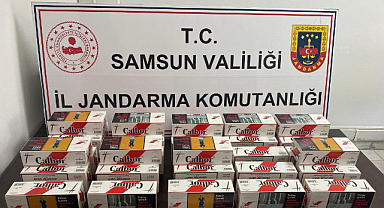 Samsun’da jandarmadan kaçakçılık operasyonu