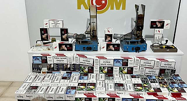Samsun'da kaçak sigara operasyonu