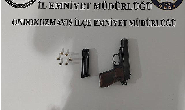 Samsun’da polisin dur ihtarına uymayan şahsı yakalandı