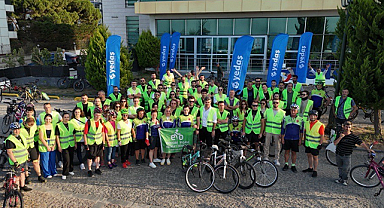 Samsun'da sürdürülebilirlik için pedallar çevrildi