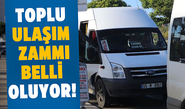 Samsun'da toplu ulaşıma zam kararı bugün belli olacak