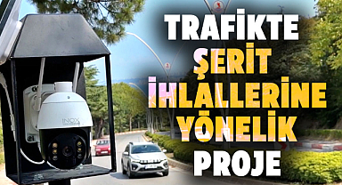 Samsun'da trafikte şerit ihlallerine yönelik proje