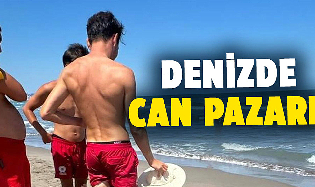 Samsun'da üç kişi için denizde can pazarı
