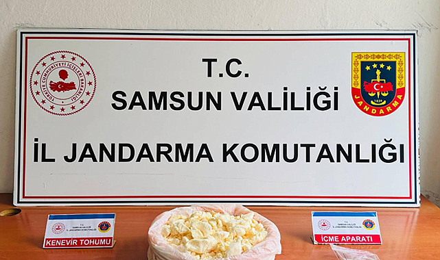 Samsun'da uyuşturucu operasyonu! 4 kilo bonzai ham maddesi ele geçirildi