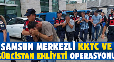 Samsun merkezli 8 ilde sahte KKTC ve Gürcistan ehliyeti operasyonu