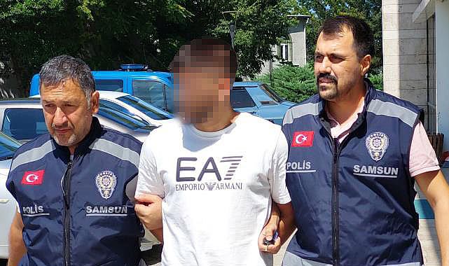 Samsun'un Atakum ilçesinde 22 yaşındaki B.S.F , 23 yaşındaki kız arkadaşı N.D.'yi silahla alıkoydu