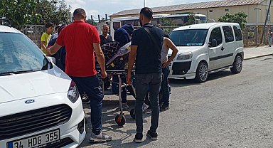 Samsun'un Bafra ilçesinde elektrikli bisiklet devrildi! 2 kişi yaralandı