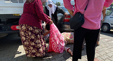 Samsun'un Çarşamba ilçesinde dikkatsizlik kaza getirdi