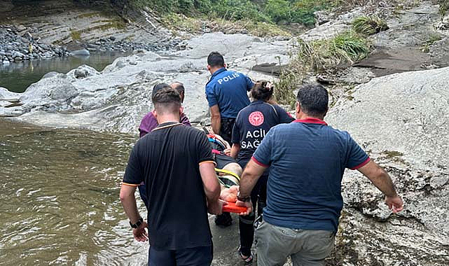 Samsun'un Salıpazarı İlçesi'nde imam boğulma tehlikesi geçirdi