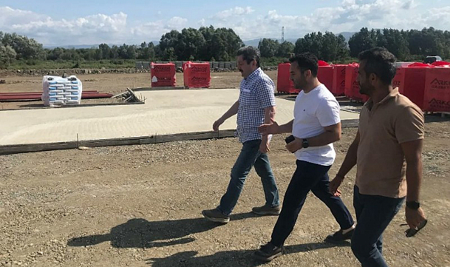 Samsun Valisi Orhan Tavlı'dan Yeni Organize Sanayi Bölgesi'nde inceleme