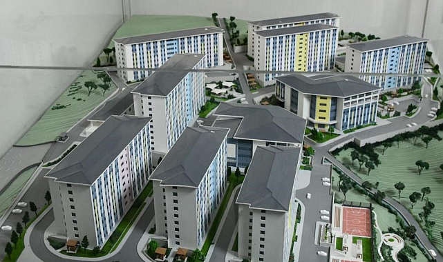 Samsun'da 5 bin 220 kişilik yurt inşaatında sona doğru