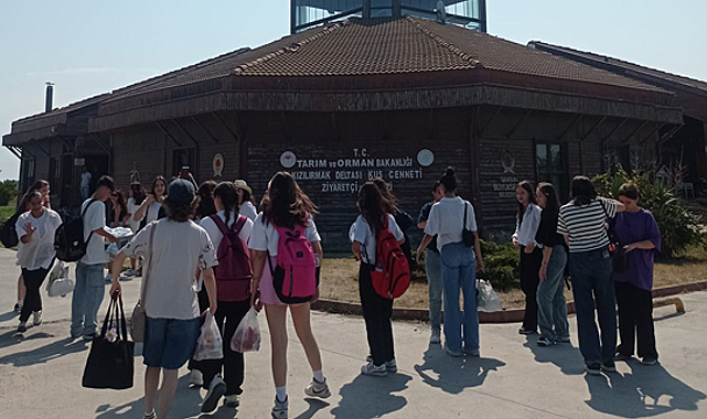 Samsunlu gençler Kızılırmak Deltası Kuş Cenneti'yle tanıştı