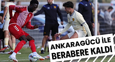 Samsunspor ile Ankaragücü hazırlık maçında berabere kaldı