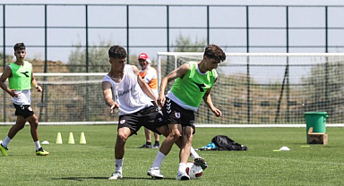 Samsunspor'un gençleri yoğun çalışıyor