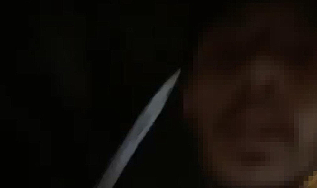 Şanlıurfa'da akrabasını öldürdüğü kanlı bıçakla video çekip yayınladı