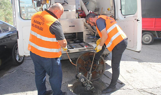 SASKİ'nin kanal görüntüleme robotlarıyla altyapı sorunlarına çözüm