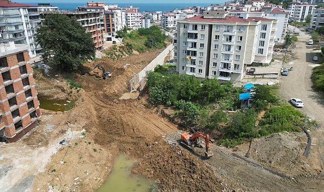 Sazak Deresi ıslah ediliyor