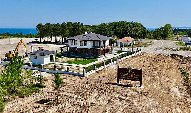 Sinop'ta Karadeniz Bölgesi'nin en büyük orman deposu hizmete girdi