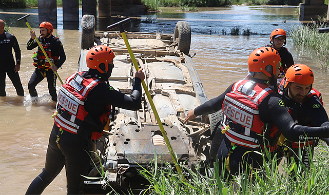 Sivas'ta Kızılırmak'a düşen araç paniğe neden oldu! İşin aslı sonradan anlaşıldı
