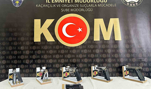 Sivas'ta kaçak silah operasyonu