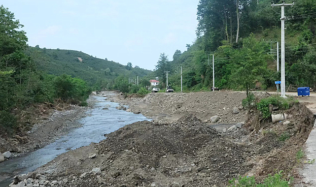 Terme'de selin izleri siliniyor