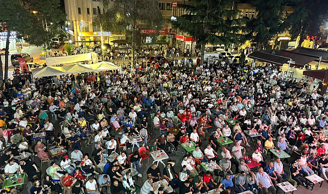 Terme meydanı doldu