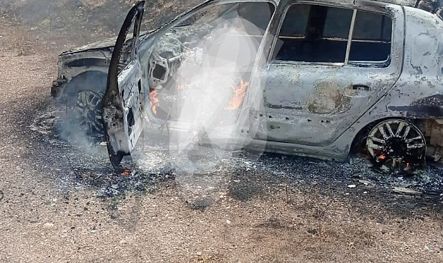 Yanan araçta bulunan kişi yaşamını yitirdi