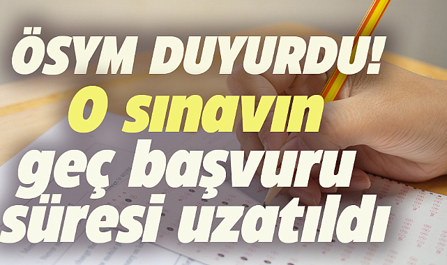 2024-KPSS Ortaöğretim geç başvuru süresi uzatıldı