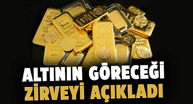 Altının göreceği zirveyi açıkladı