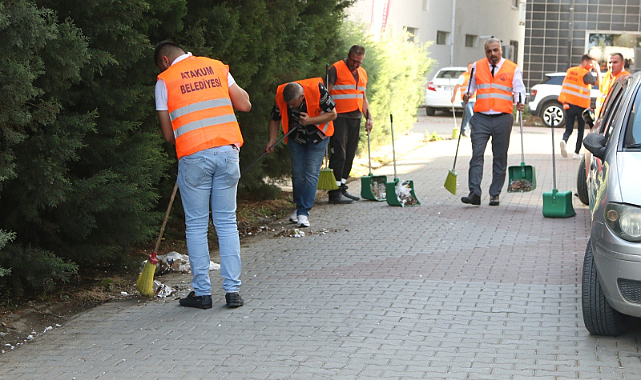 Atakum Belediyesi temizlik ekiplerinden ‘Daha Temiz Atakum’ çağrısı