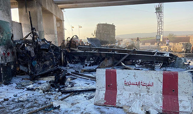 Azez'de düzenlenen saldırıda 9 kişi öldü