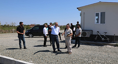 Bafra’da modern kamyon ve tır garajı hizmete girdi