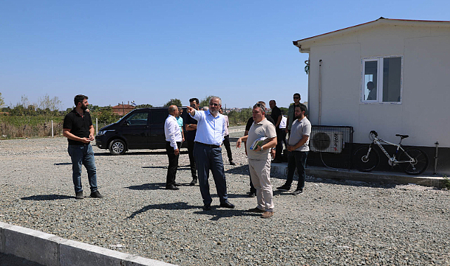 Bafra’da modern kamyon ve tır garajı hizmete girdi