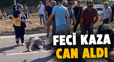 Samsun Bafra'da trafik kazası: 1 ölü, 1 yaralı