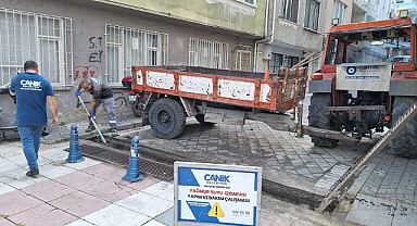 Canik'te sağanak yağışlara karşı önlemler artırıldı
