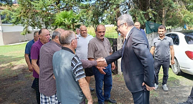 Çarşamba Kaymakamı Sağlam, vatandaşlarla bir araya geldi