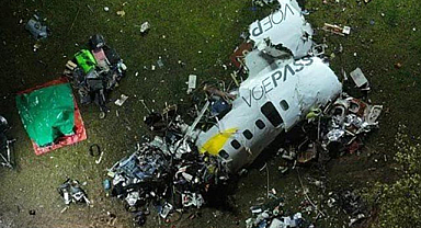 Düşen uçağa 10 kişi yetişemedi