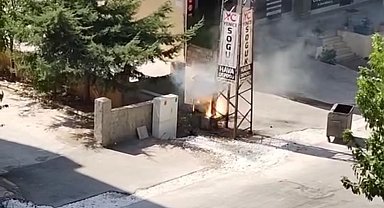 Elektrik panosu patladı