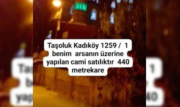Ev vaadi yerine getirilmedi! Camiyi satışa çıkardı