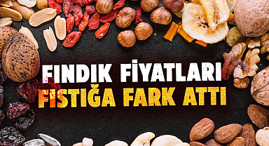 Fındık fiyatları, fıstık fiyatına fark attı