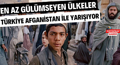 Gülümseme oranının en düşük olduğu ülkeler