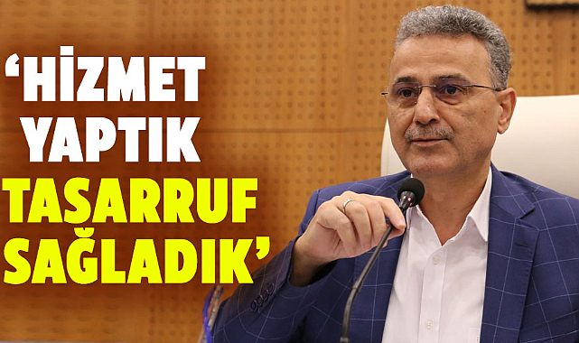 İhsan Kurnaz: ‘Belediyemizin imkanları ile hizmet yaptık, tasarruf sağladık’
