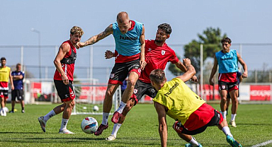 İzin bitti Samsunspor Hatayspor hazırlıklarına başladı