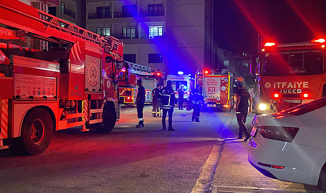 Kocaeli'nin İzmit ilçesindeki huzurevinin aspiratöründen yangın çıktı