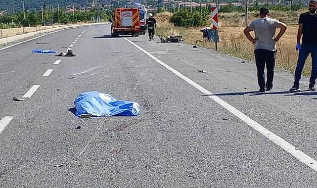 Konya'nın Akşehir ilçesinde Ayhan Şenoğlu motosiklet kazasında öldü