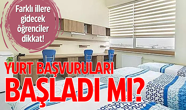KYK yurt başvurları başvuru ekranı açıldı mı? Başvurular ne zaman? KYK yurt başvurusu nasıl yapılır?