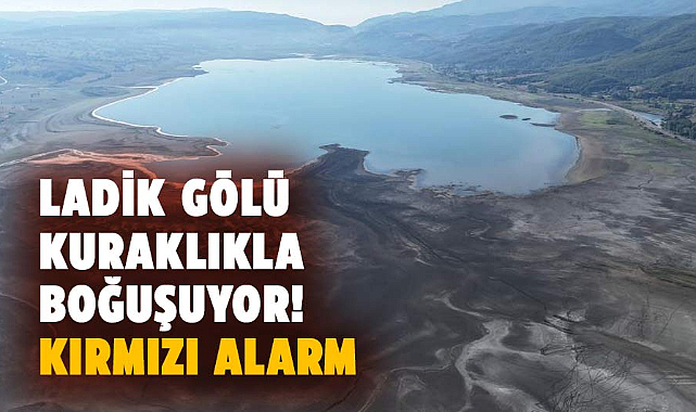 Ladik Gölü kuraklıkla boğuşuyor! Kırmızı alarm