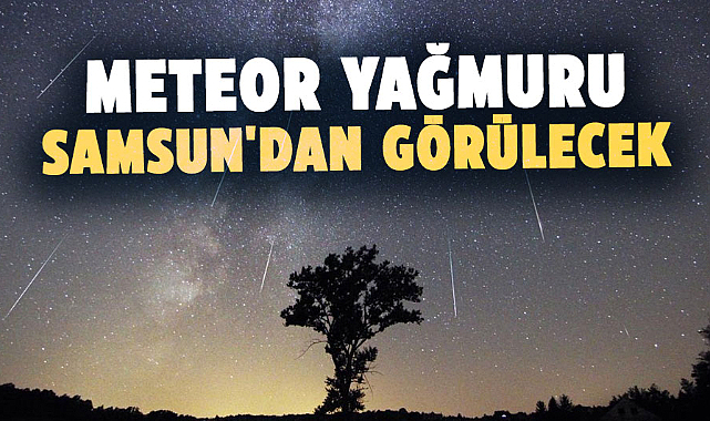Meteor yağmuru Samsun'dan görülecek
